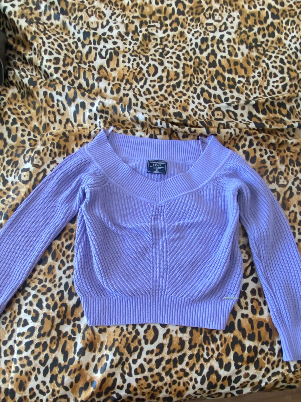 Pretty Purple Abercrombie & Fitch Sweater